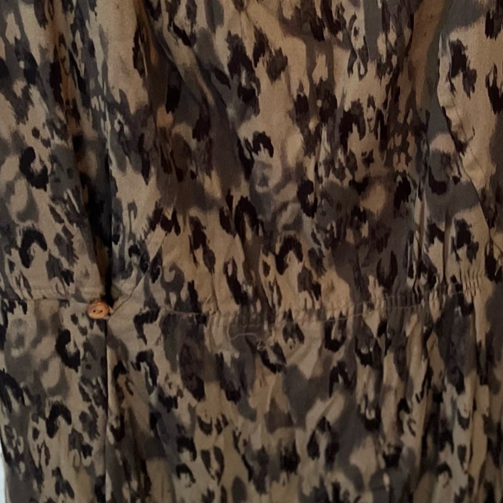 Free People Fake Love Printed mini dress in Balsam (Black) size small - Picture 7 of 7